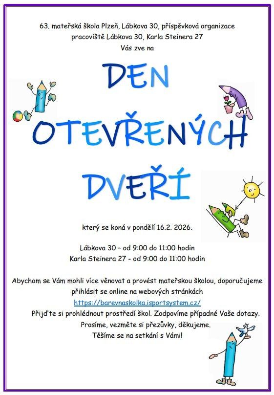 Den otevřených dveří 2026 Den otevřených dveří 2026